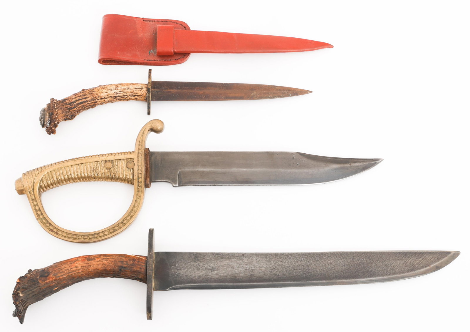 REENACTOR CSA BOWIE & CIVILIAN DAGGER & KNIFE (1 of 13)