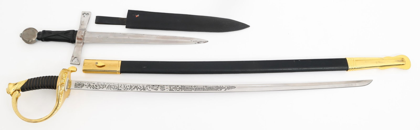 MODERN REENACTOR USN SWORD & DAGGER (1 of 16)