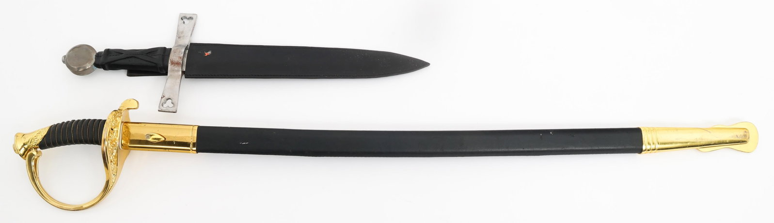 MODERN REENACTOR USN SWORD & DAGGER - 3