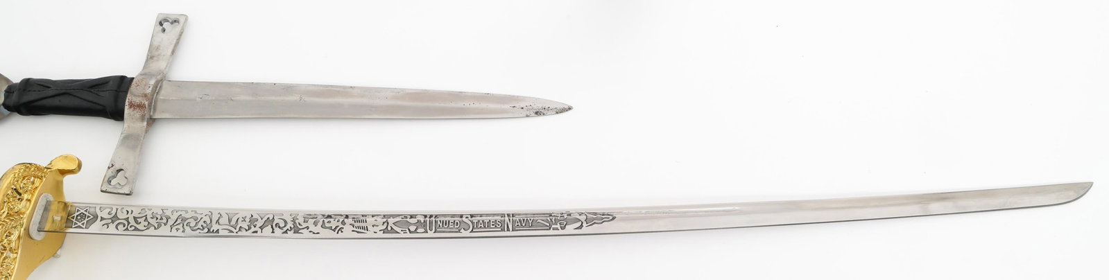 MODERN REENACTOR USN SWORD & DAGGER - 9