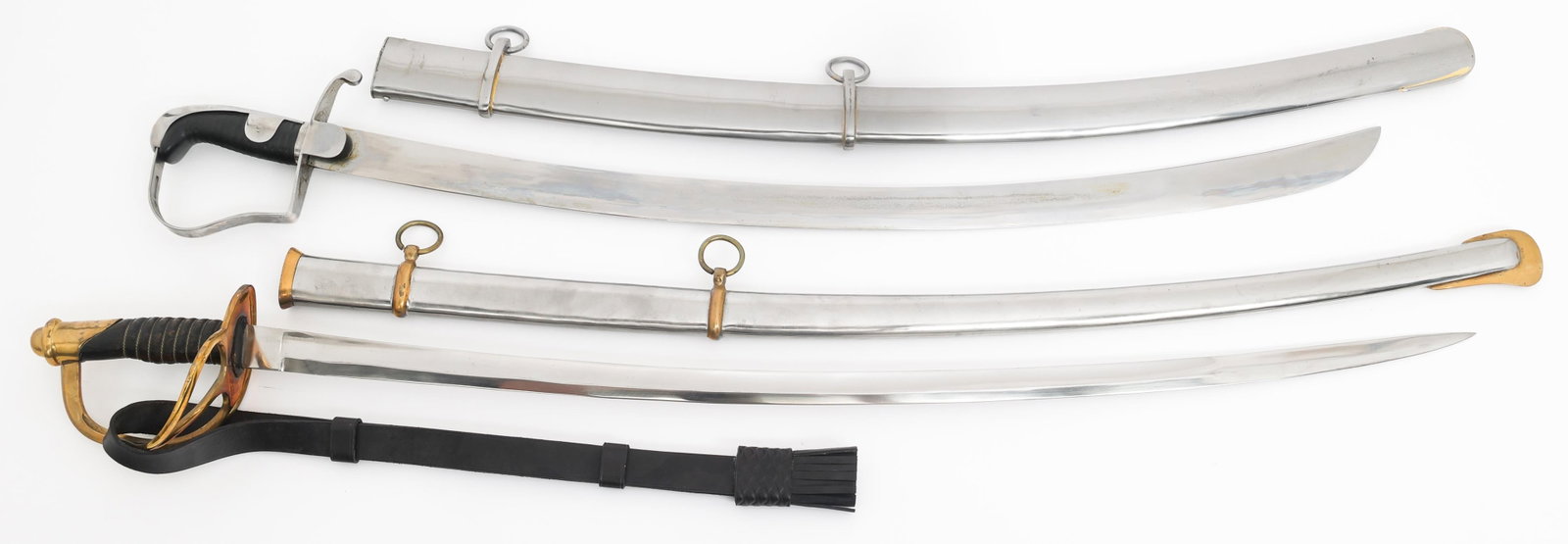 MODERN REENACTOR US M1840 & GERMAN BLUCHER SWORDS (1 of 15)