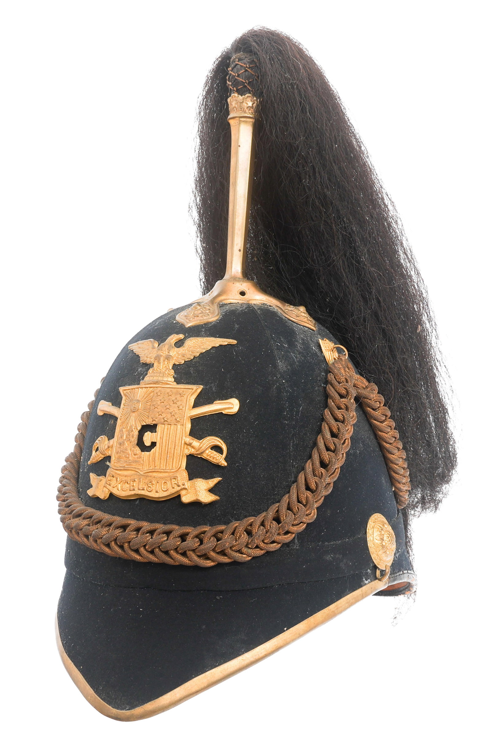 SPAN-AM WAR US M1881 NEW YORK GUARD OFFICER HELMET (1 of 11)