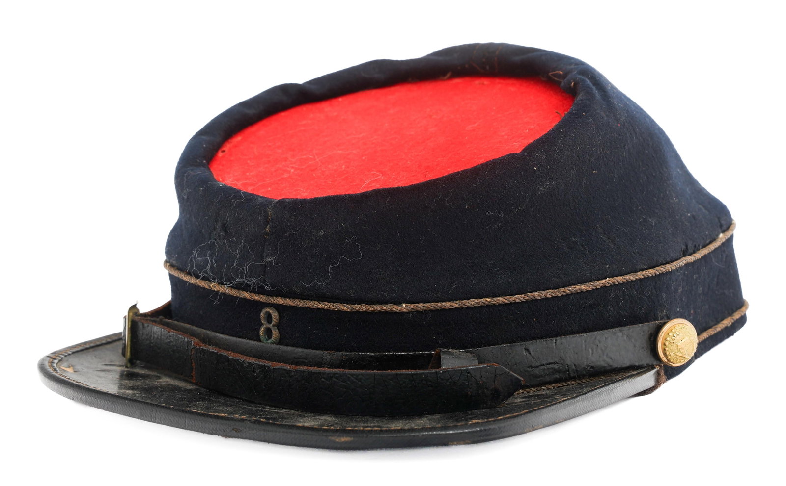 INDIAN WARS US ARMY 8th MASSACHUSETTS KEPI