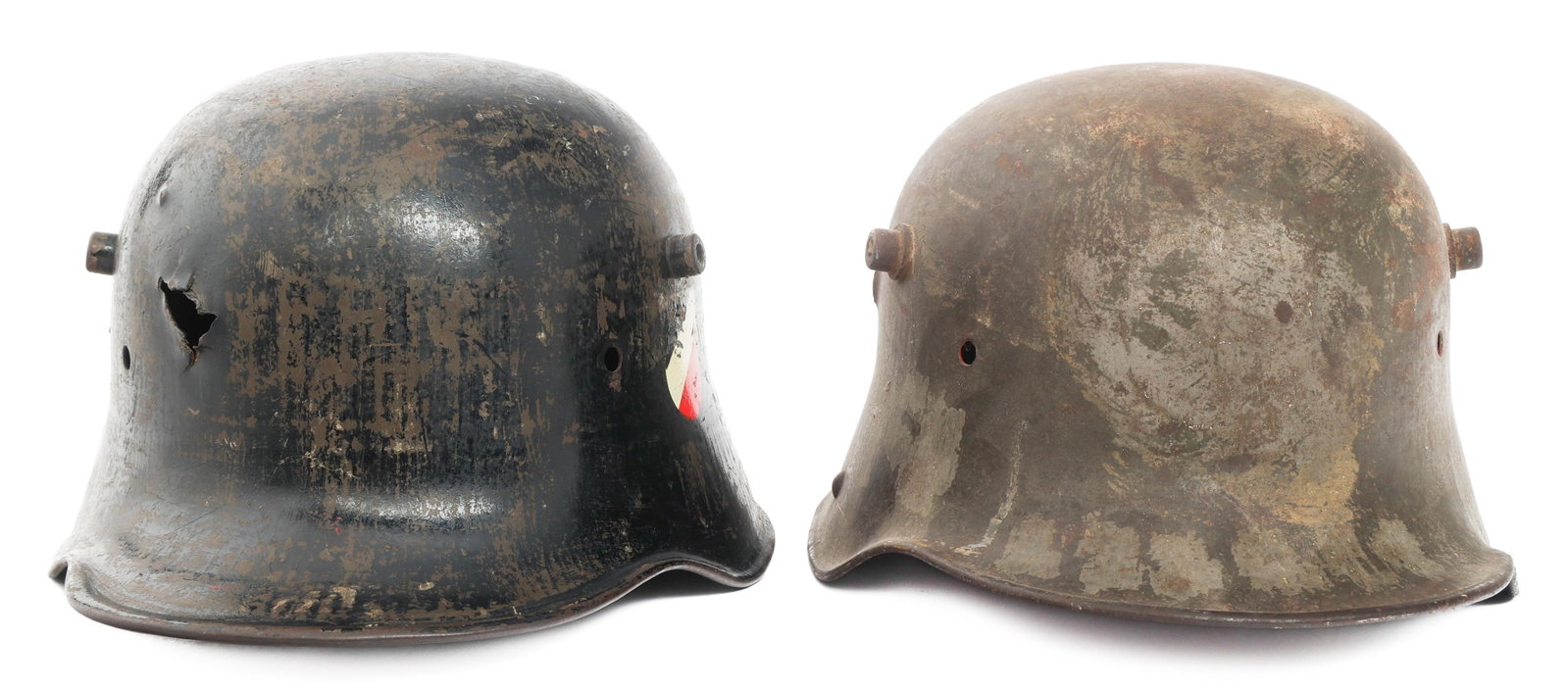 WWI IMPERIAL GERMAN M16 COMBAT HELMET SHELLS