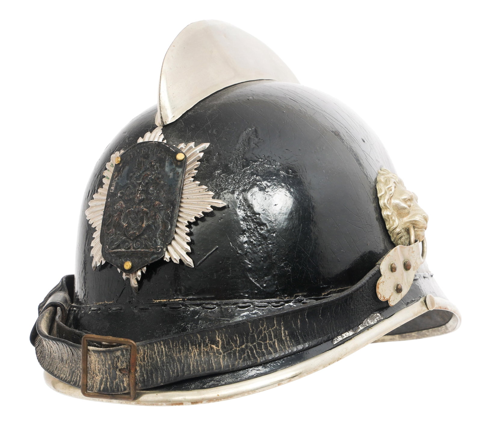 WWI GERMAN BREMEN FIRE BRIGADE HELMET