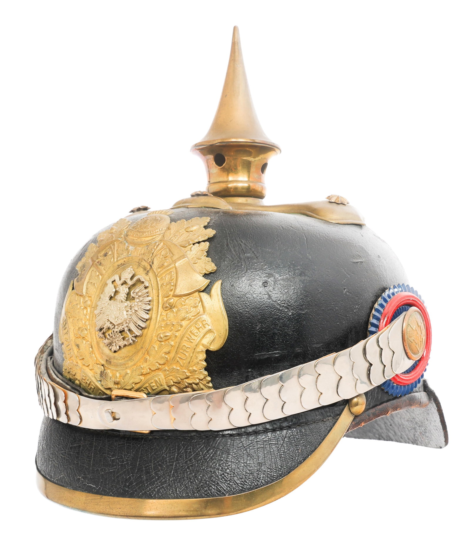 WWI GERMAN OLDENBERG FIRE CHIEF PICKELHAUBE (1 of 11)