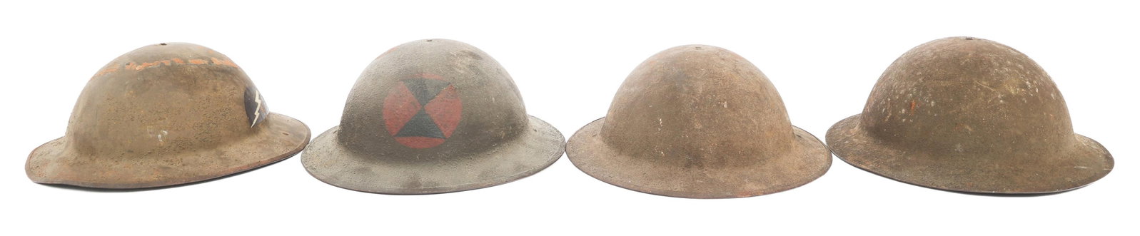 WWI US M1917 78th TRAINING DIV & COMBAT HELMETS (1 of 20)