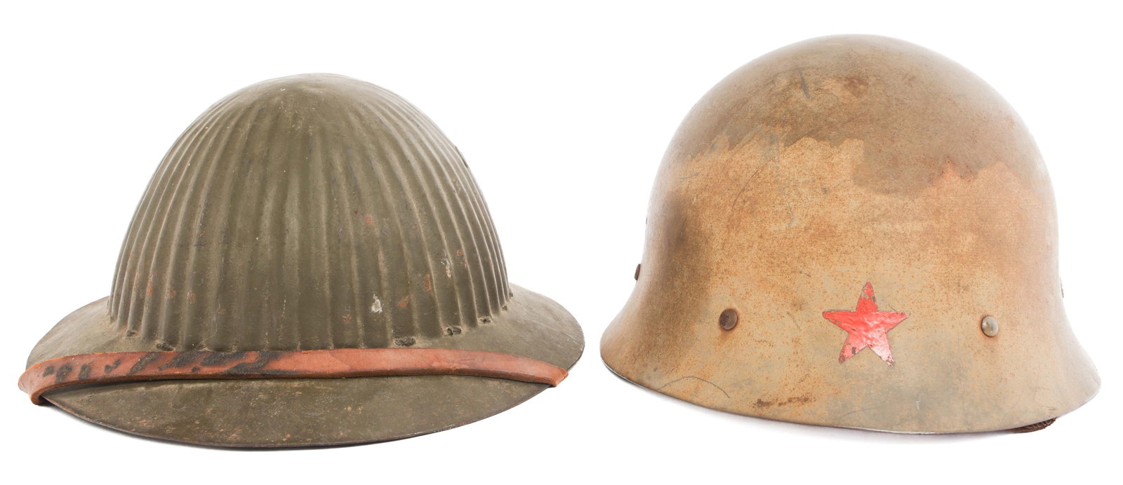 WWI - KOREAN WAR SWEDISH & PORTUGUESE HELMETS (1 of 15)