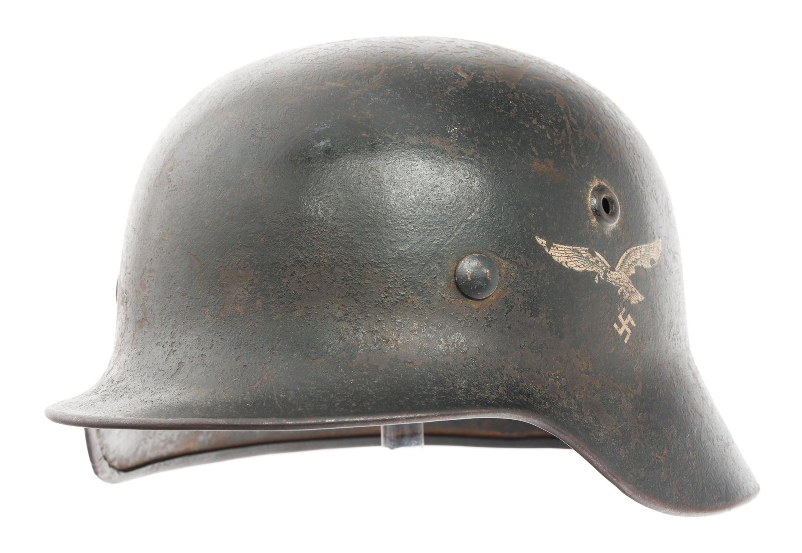 WWII GERMAN LUFTWAFFE M40 SD COMBAT HELMET