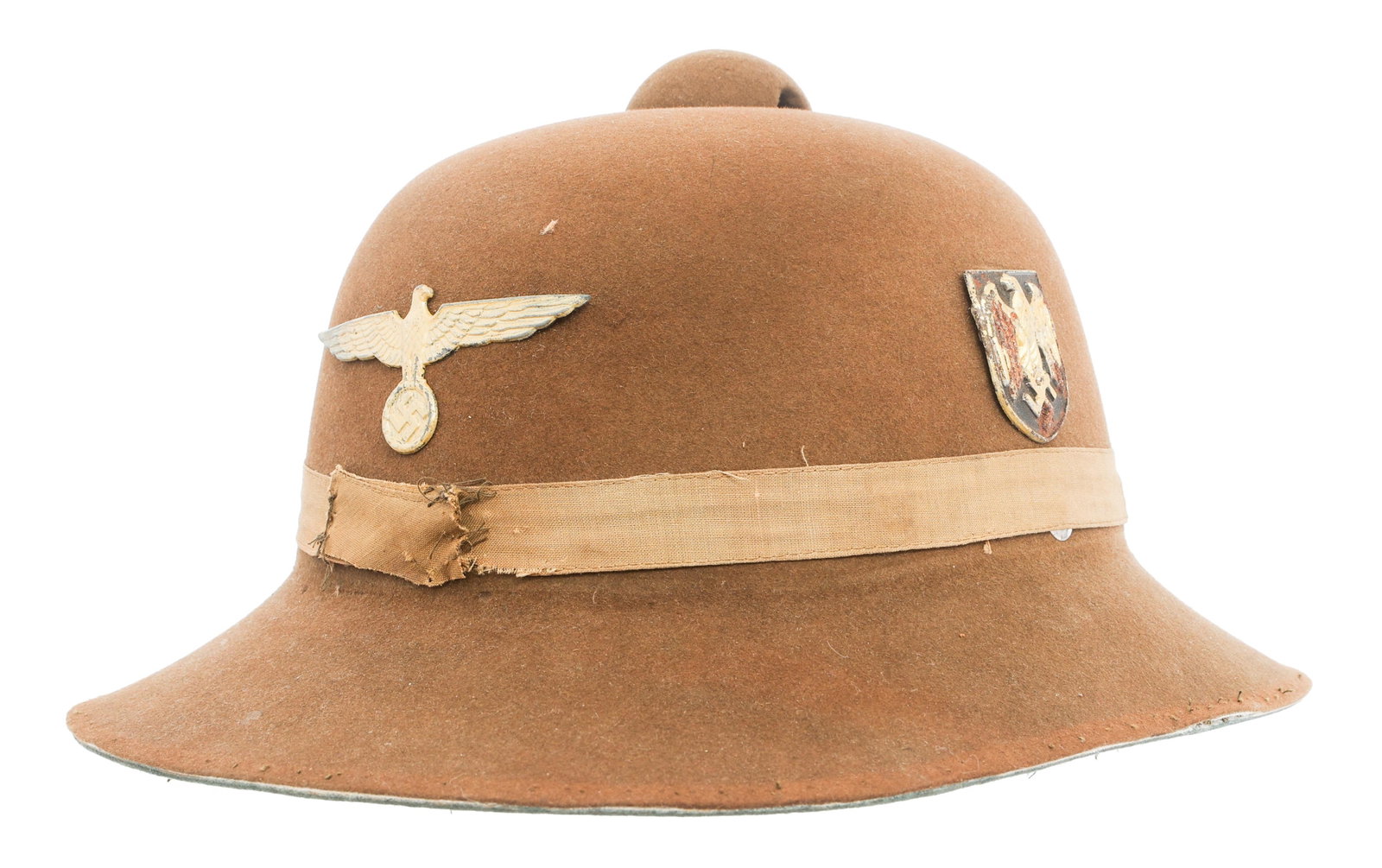 WWII GERMAN HEER 2nd PATTERN PITH HELMET
