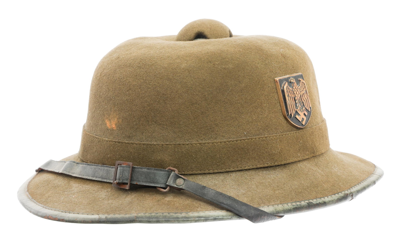 WWII GERMAN KRIEGSMARINE 2nd PATTERN PITH HELMET