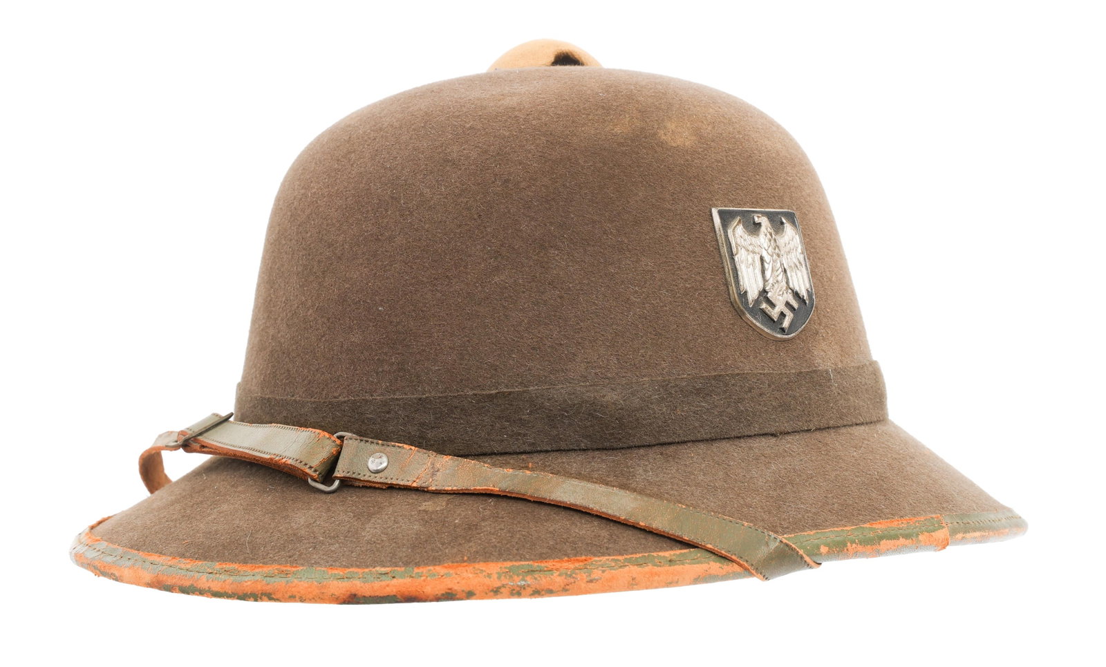 WWII GERMAN HEER 2nd PATTERN PITH HELMET
