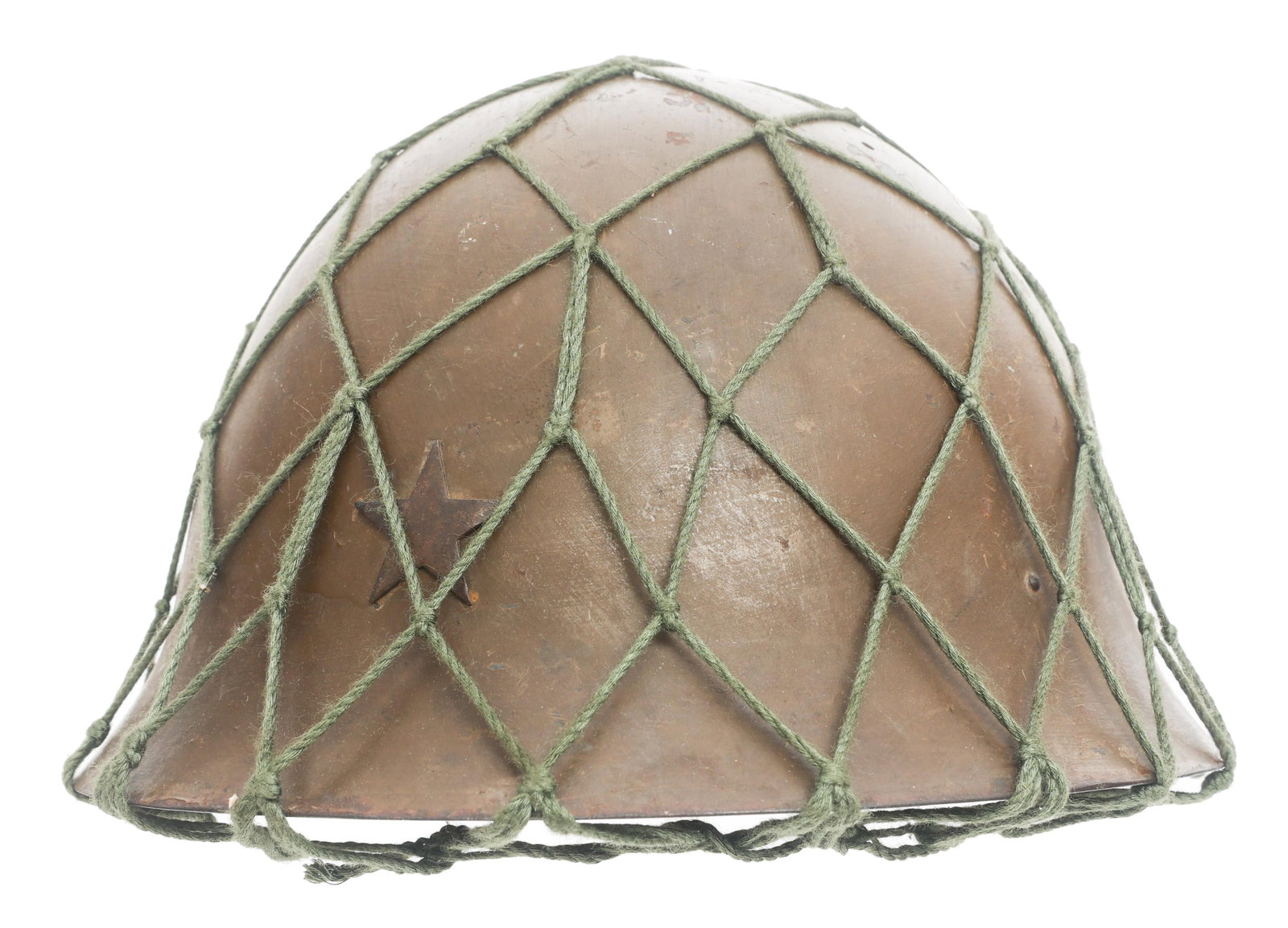 WWII IMPERIAL JAPANESE ARMY TYPE 90 COMBAT HELMET (1 of 12)