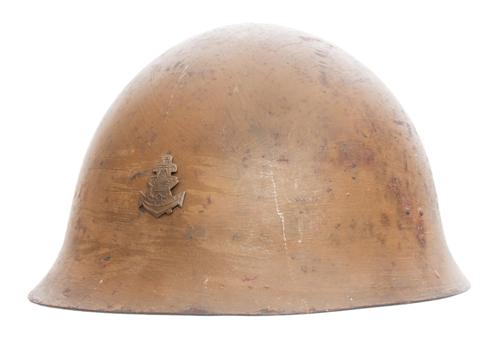WWII JAPANESE NAVAL LANDING FORCES TYPE 90 HELMET