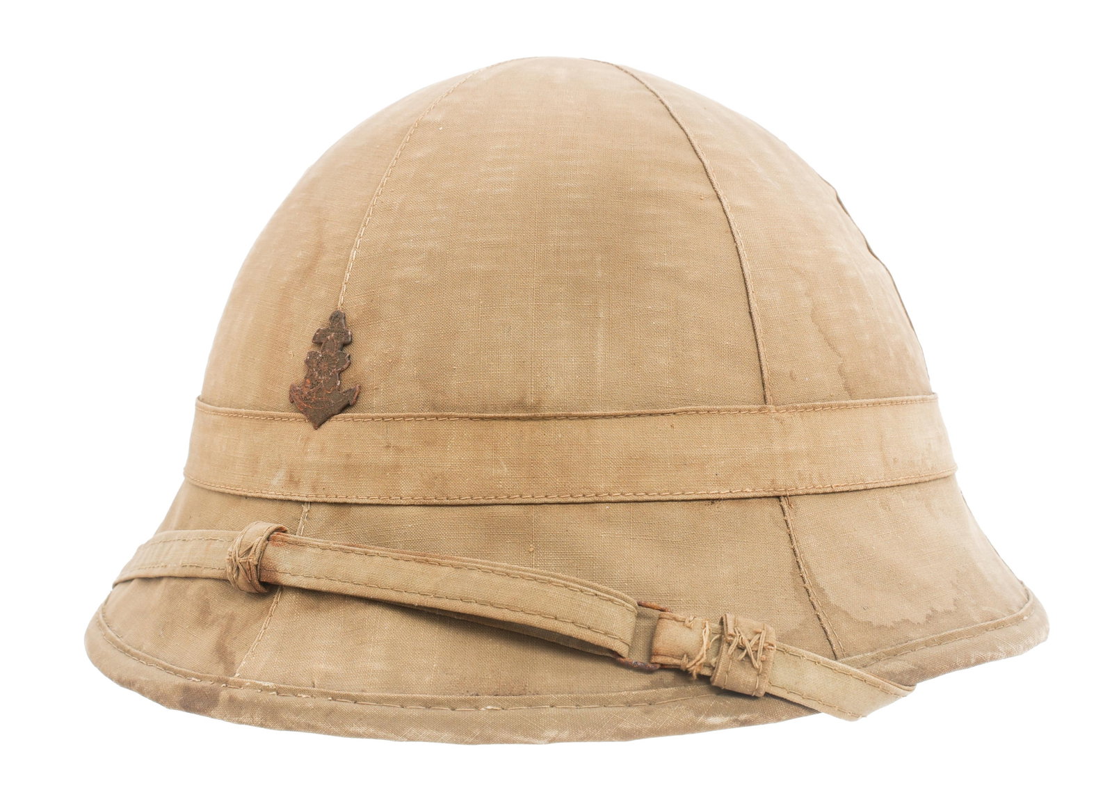 WWII IMPERIAL JAPANESE TYPE 98 SNLF PITH HELMET