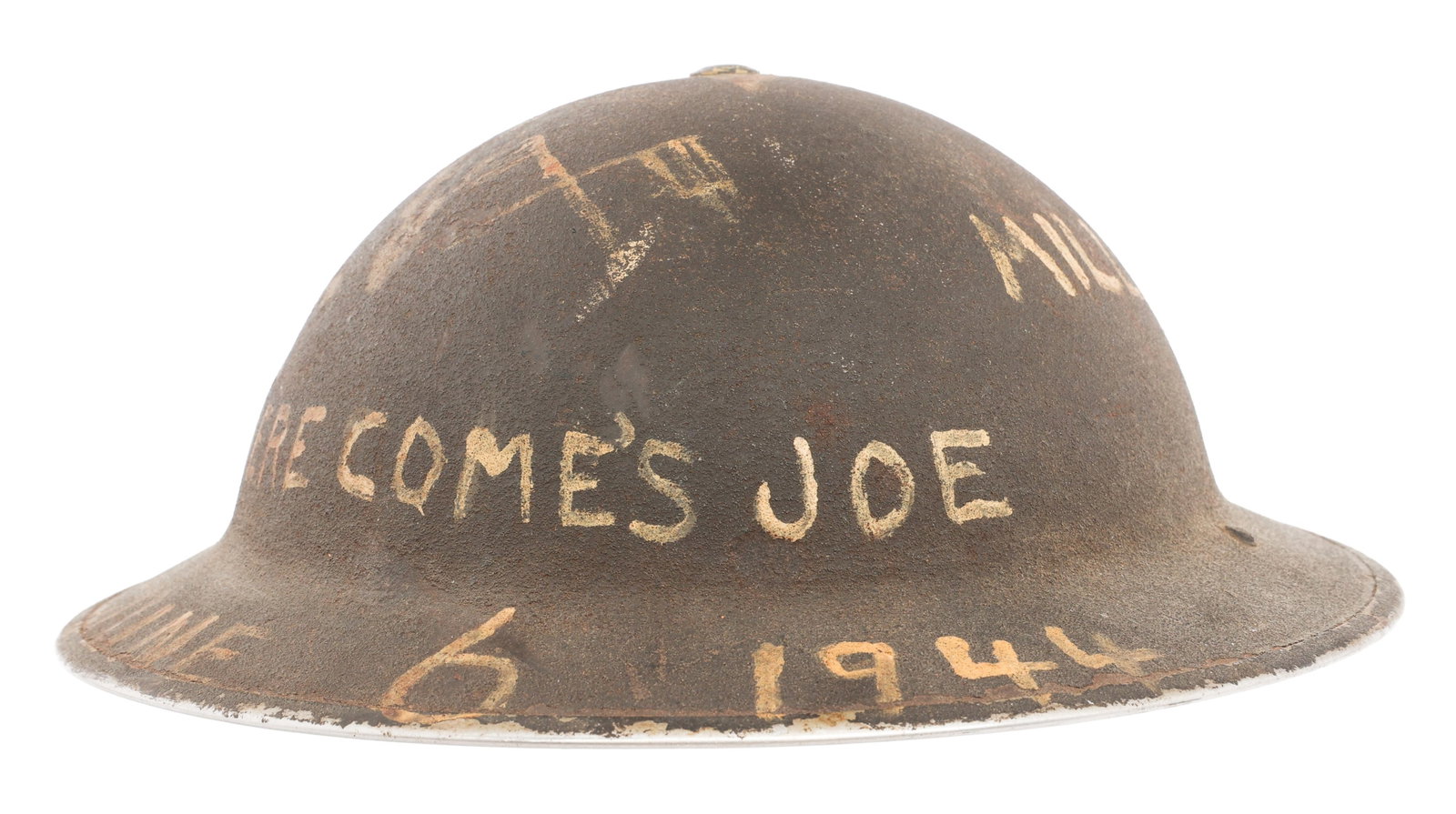 WWII UK D-DAY COMMEMORATIVE MkII COMBAT HELMET (1 of 12)