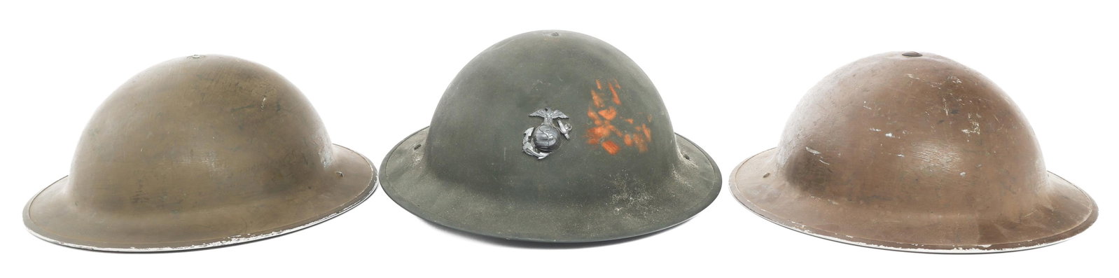 WWII UK MkII COMBAT HELMETS (1 of 17)