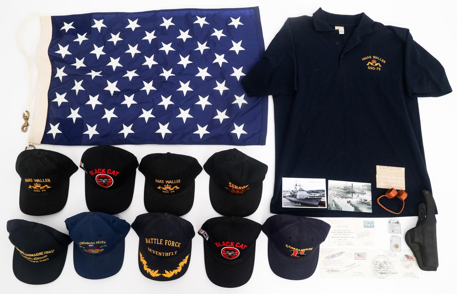 COLD WAR - CURRENT US NAVY CAPS, LIGHTERS & PHOTOS (1 of 13)