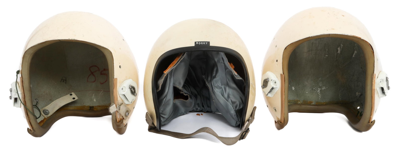 COLD WAR US HGU FLIGHT HELMET SHELLS (1 of 16)