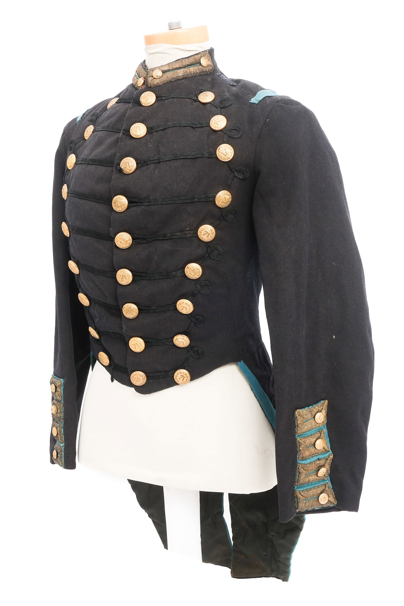 19th C. 71st NEW YORK STATE MILITIA REGT TAIL COAT (1 of 13)