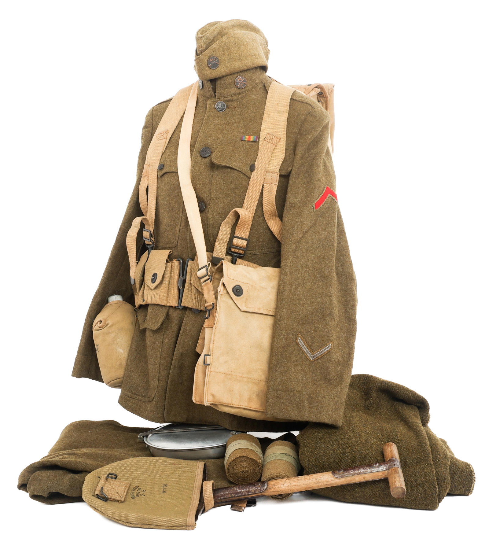 WWI US AEF MACHINE GUNNER GROUPING (1 of 20)