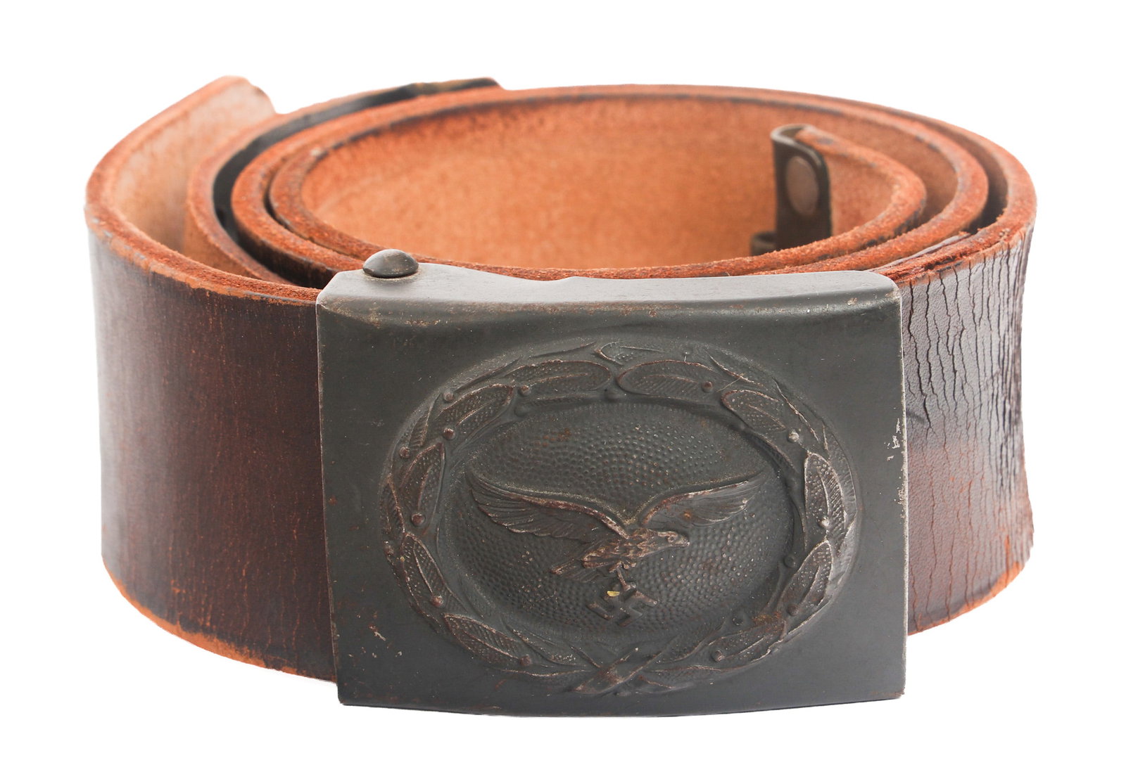 WWII GERMAN LUFTWAFFE EM/NCO COMBAT BELT (1 of 8)