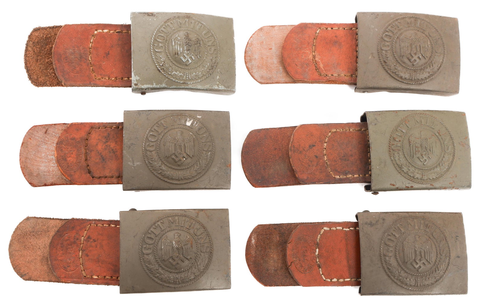 WWII GERMAN HEER BELT BUCKLES