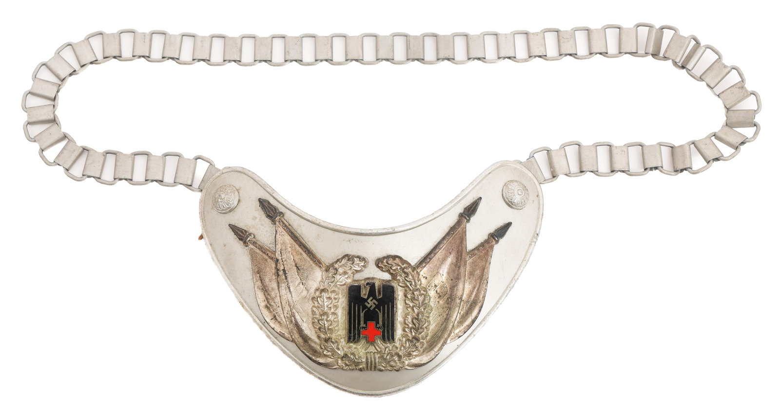 WWII GERMAN RED CROSS STANDARD BEARER GORGET