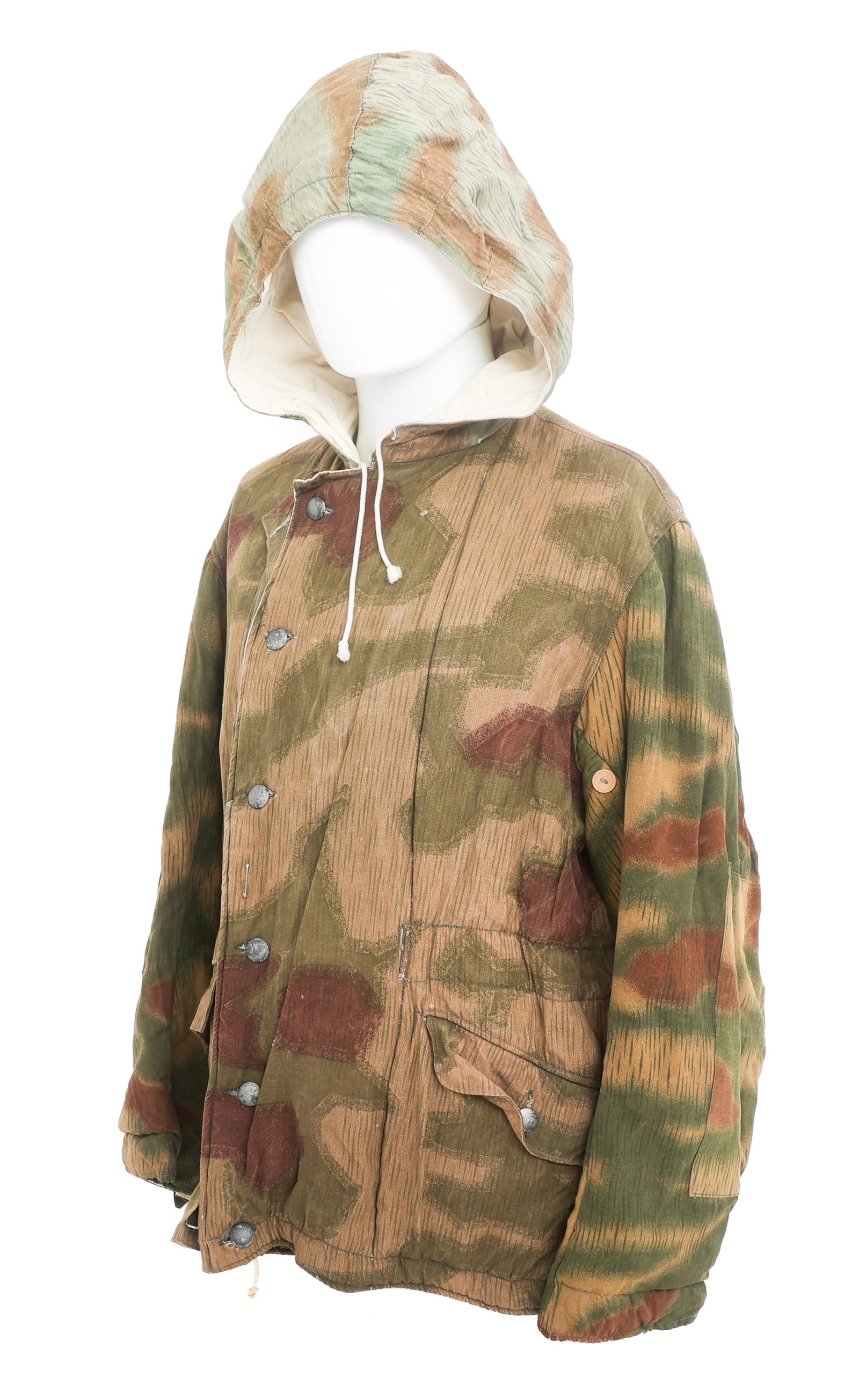 WWII GERMAN 44 MARSH CAMO REVERSIBLE WINTER PARKA (1 of 13)
