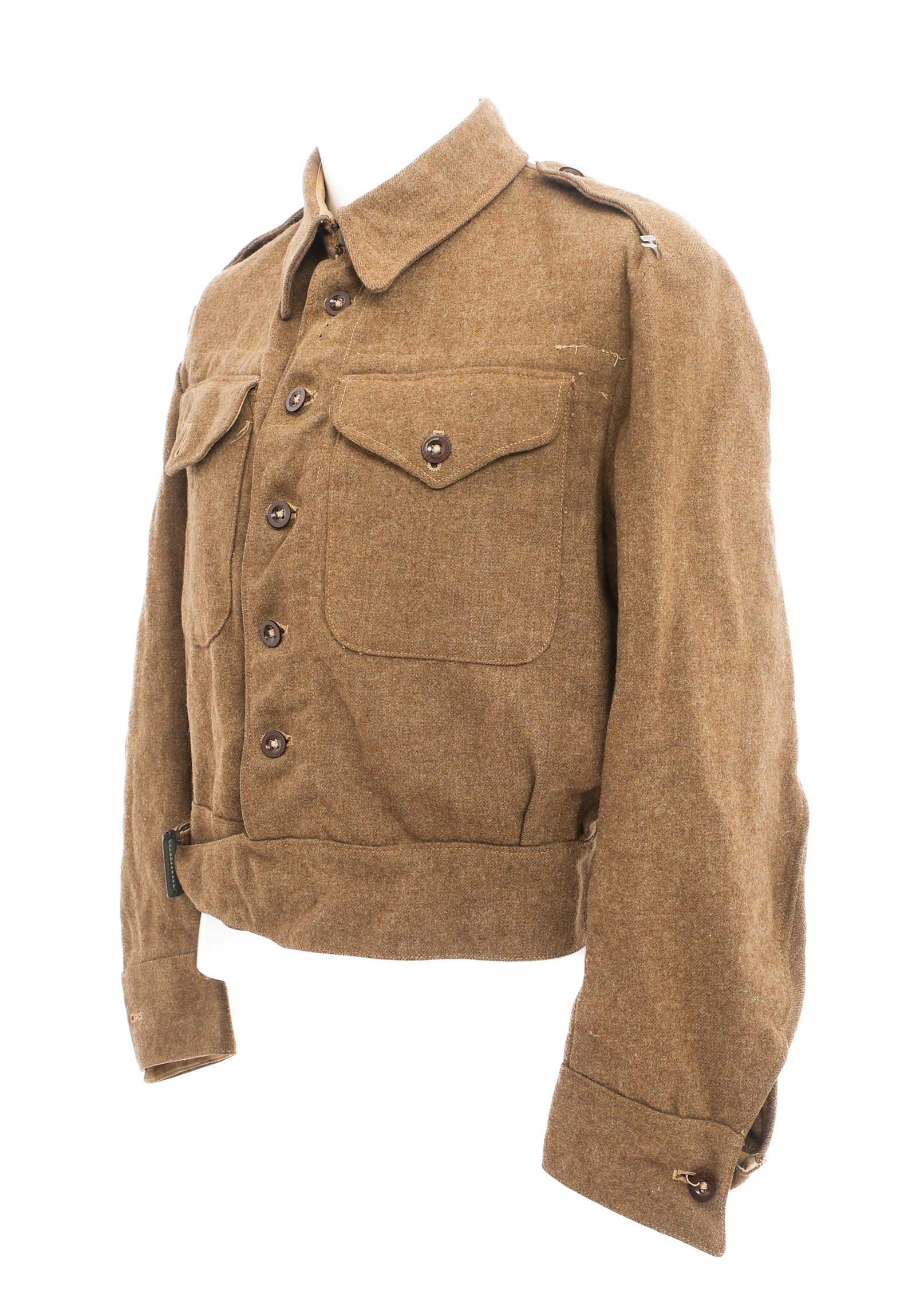 WWII BRITISH ARMY BATTLE DRESS BLOUSE (1 of 8)