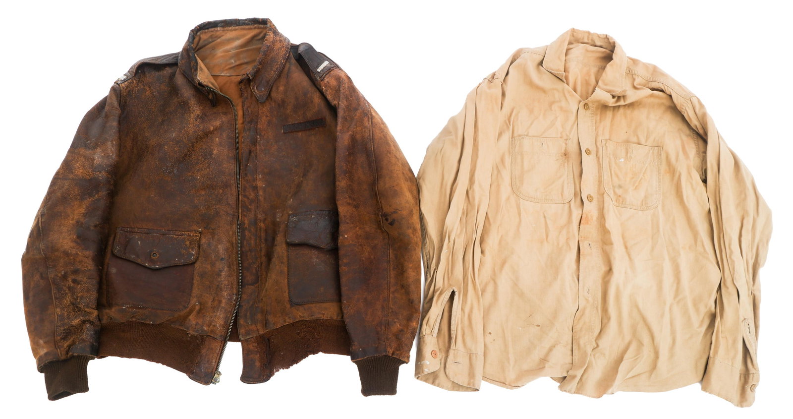 WWII US 1st LIEUTENANT A2 FLIGHT JACKET (1 of 12)