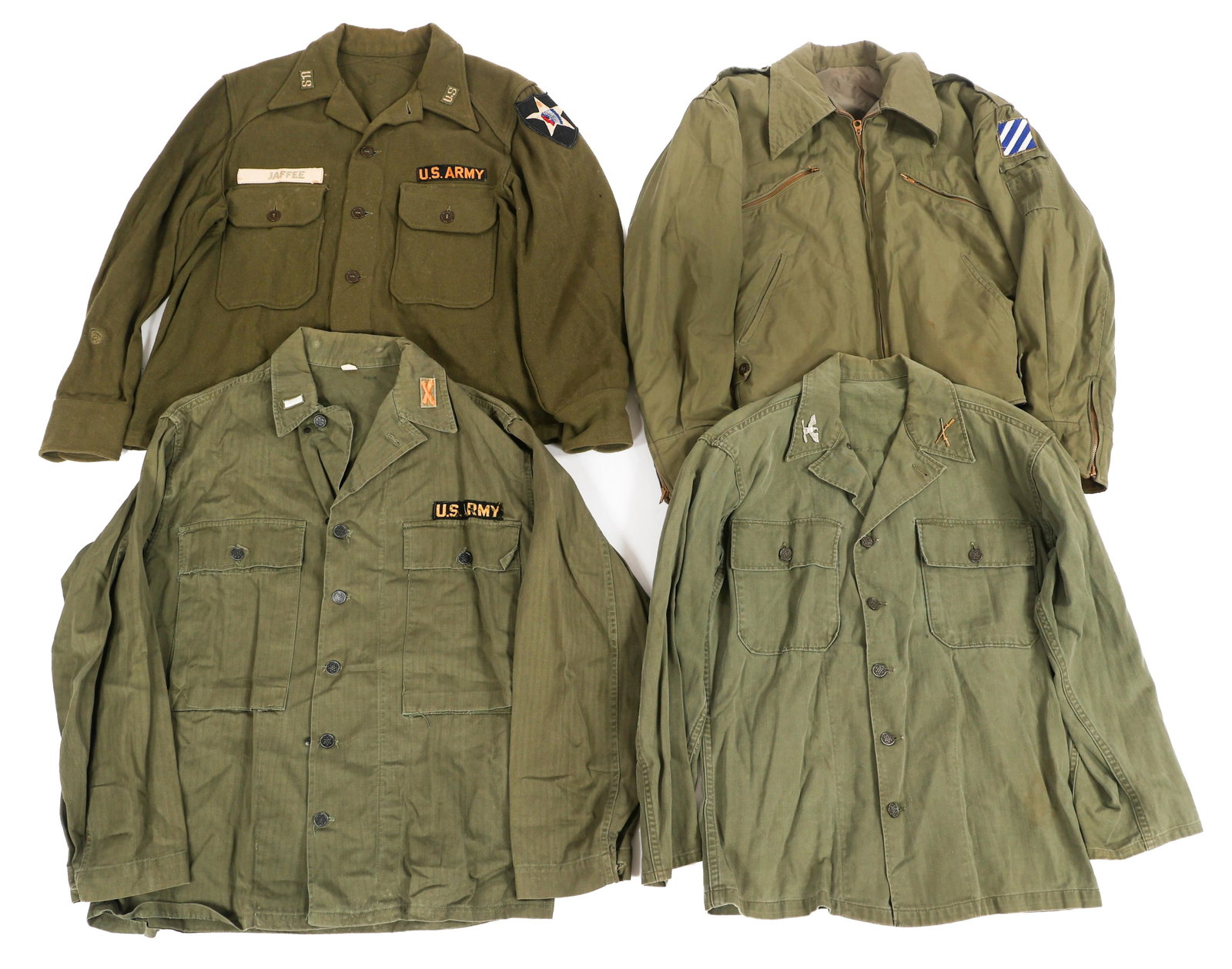KOREAN WAR US HBT SHIRTS & PRIVATE PURCHASE JACKET (1 of 17)