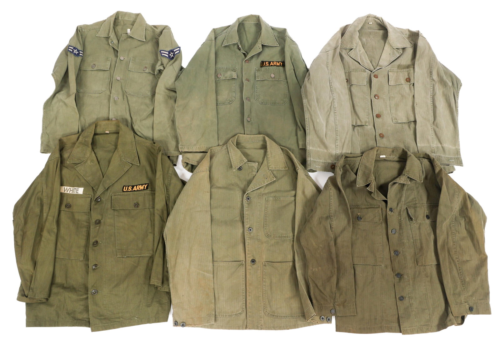 KOREAN WAR - VIETNAM WAR USAF & ARMY HBT JACKETS (1 of 13)