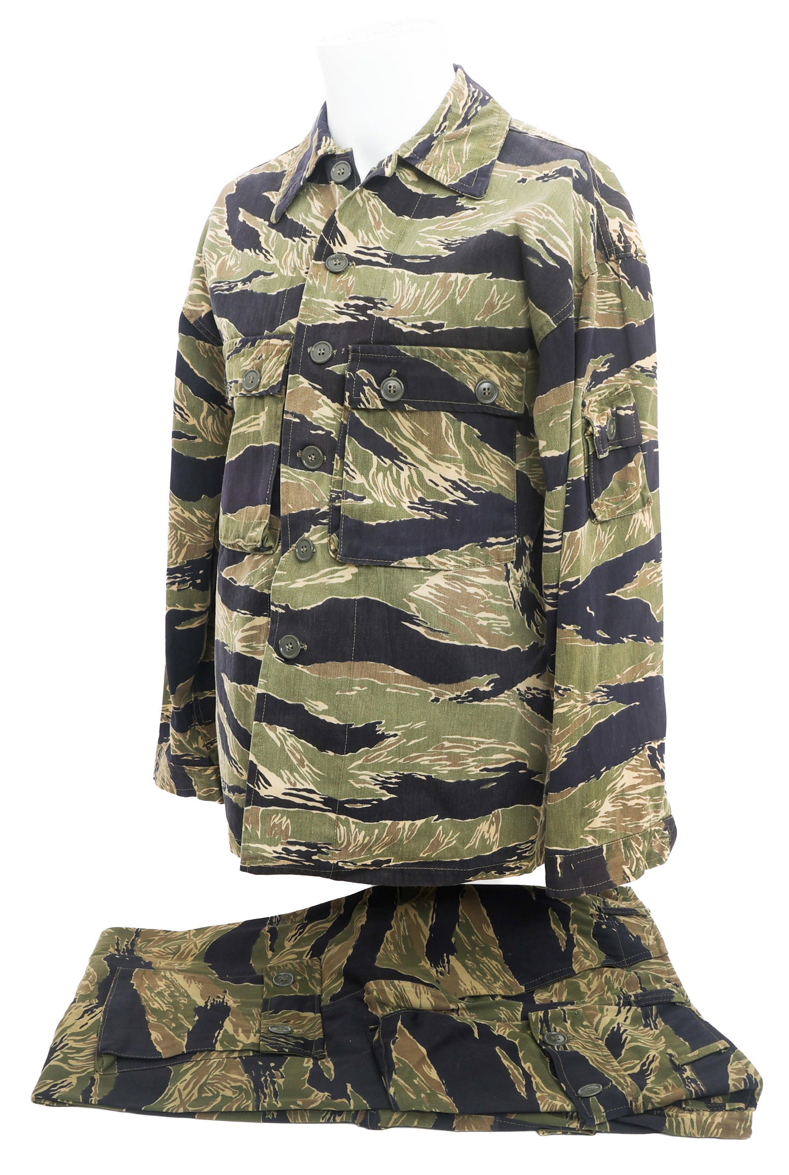 VIETNAM WAR US TDS PATTERN TIGER STRIPE UNIFORM (1 of 8)