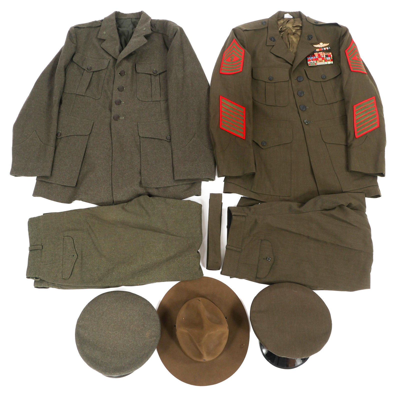 VIETNAM WAR USMC NAMED GUNNERY SERGEANT UNIFORMS (1 of 11)