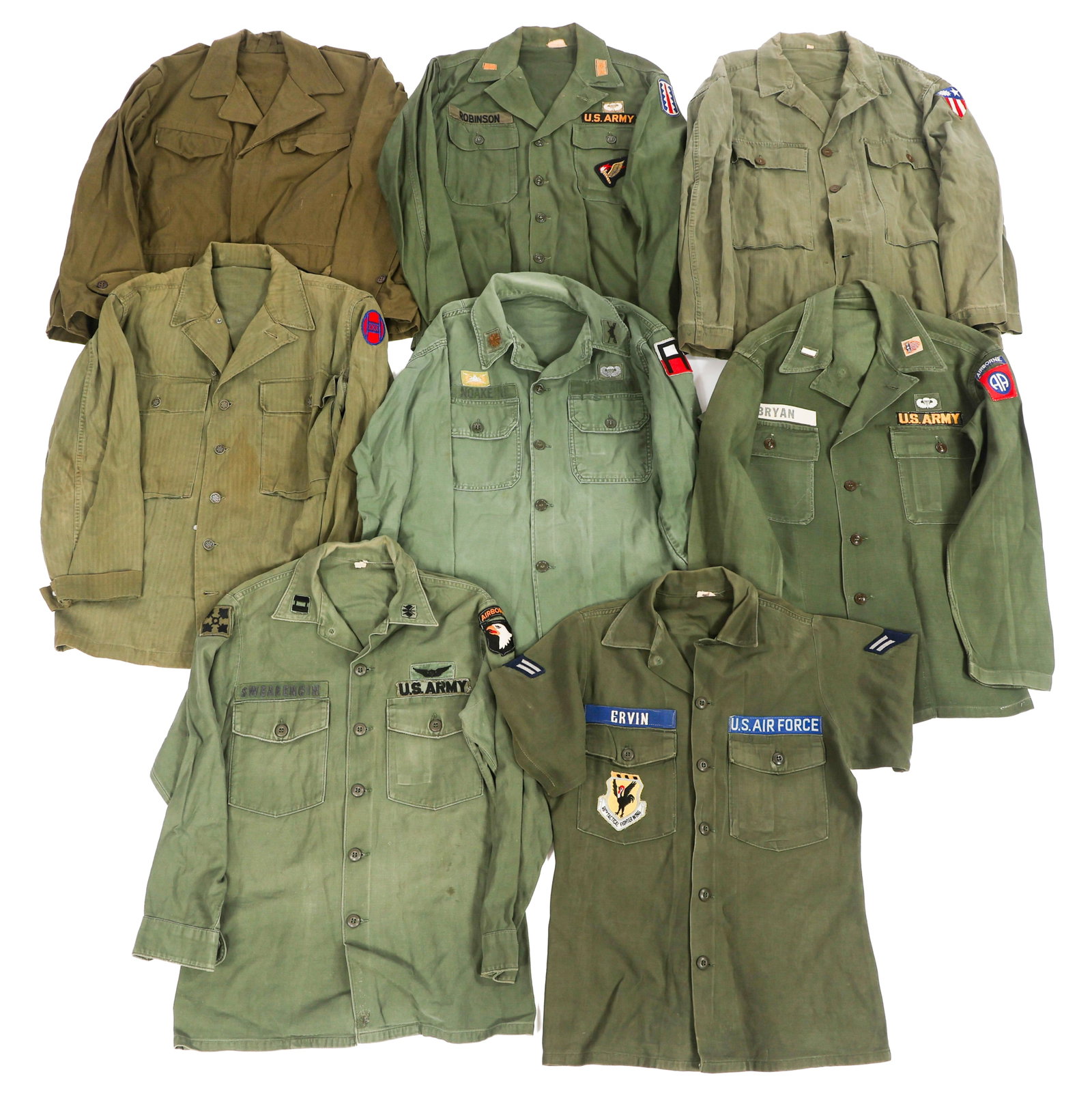 INDOCHINA - VIETNAM WAR US & FRENCH UTILITY SHIRTS (1 of 17)