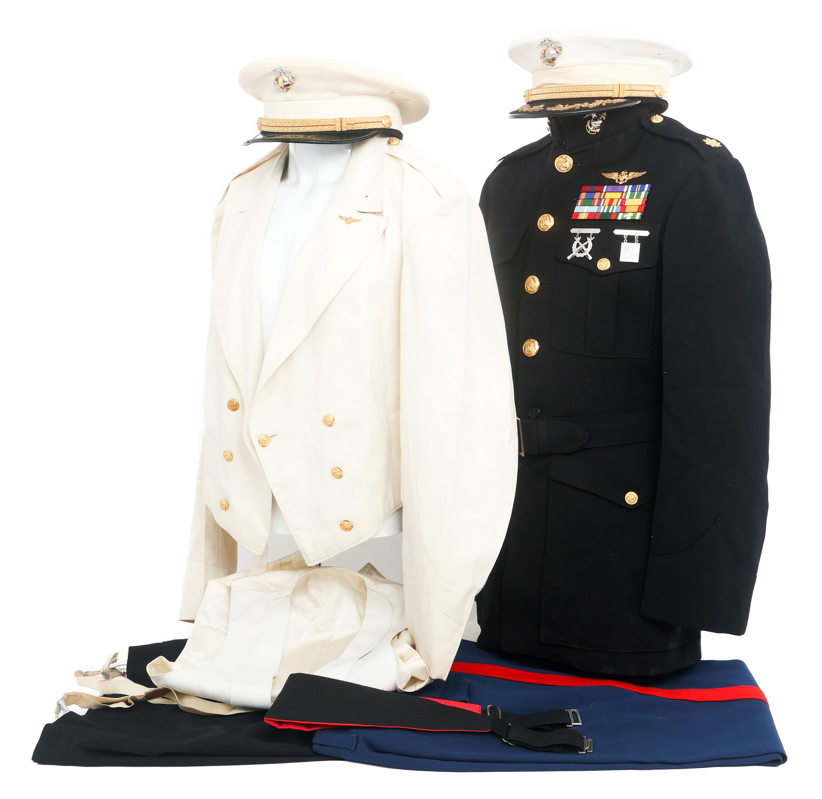 COLD WAR USMC NAMED EVENING & DRESS UNIFORMS