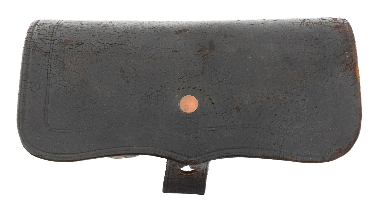 CIVIL WAR CARBINE CARTRIDGE LEATHER POUCH (1 of 6)