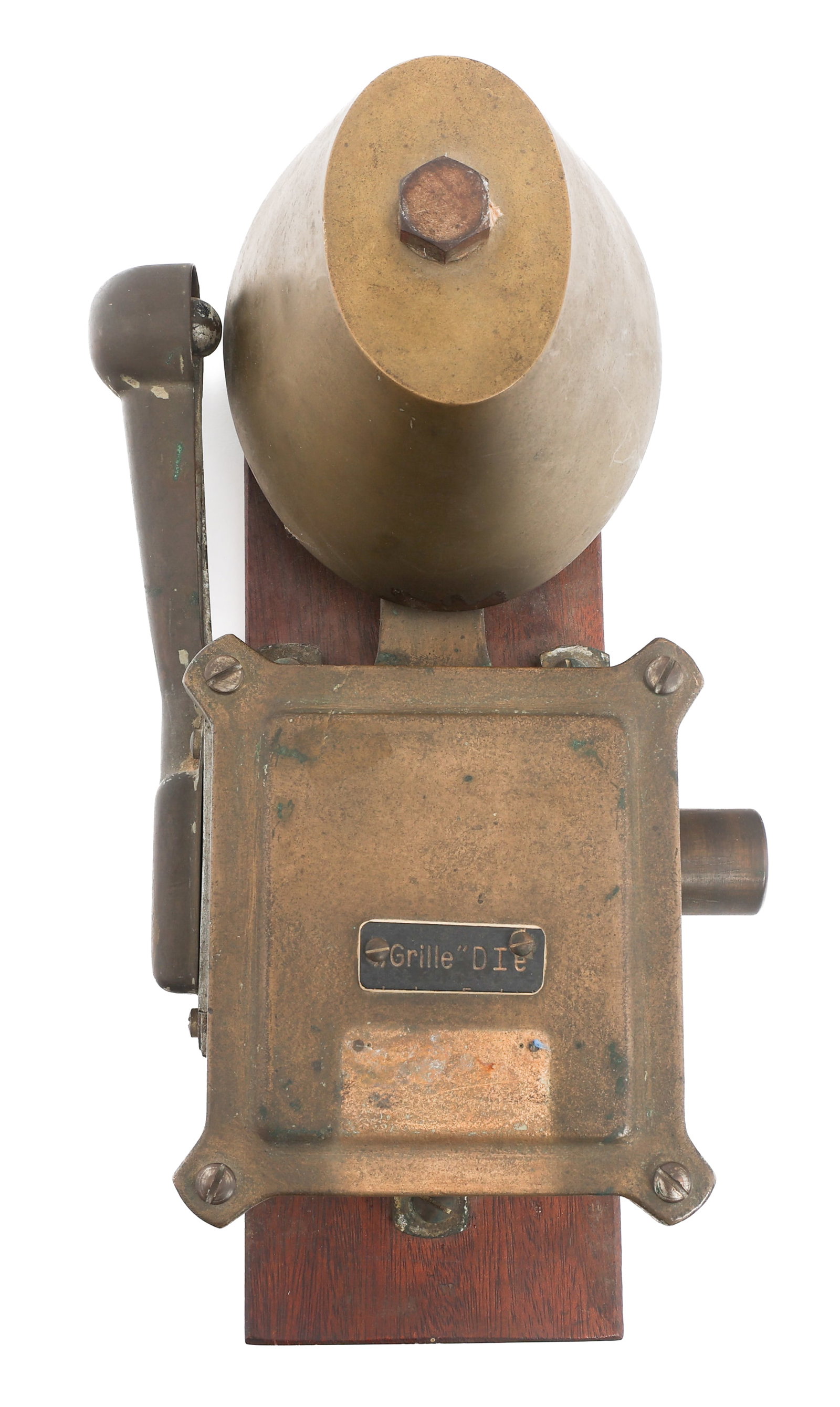 WWII GERMAN BRASS ELECTRIC BOAT ALARM (1 of 9)