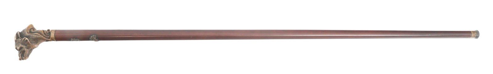 WWII GERMAN HUNTING ASSOCIATION WOLF HEAD CANE (1 of 12)