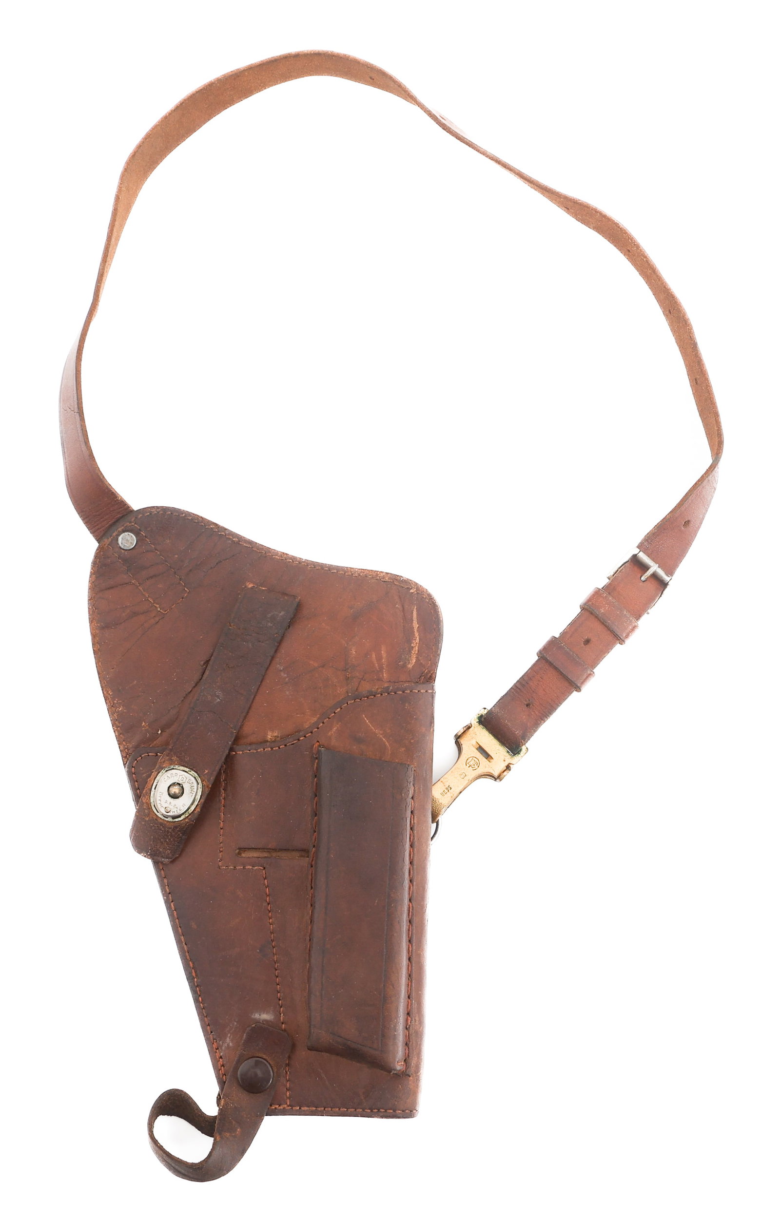 WWII GERMAN LUFTWAFFE P38 SHOULDER HOLSTER (1 of 6)