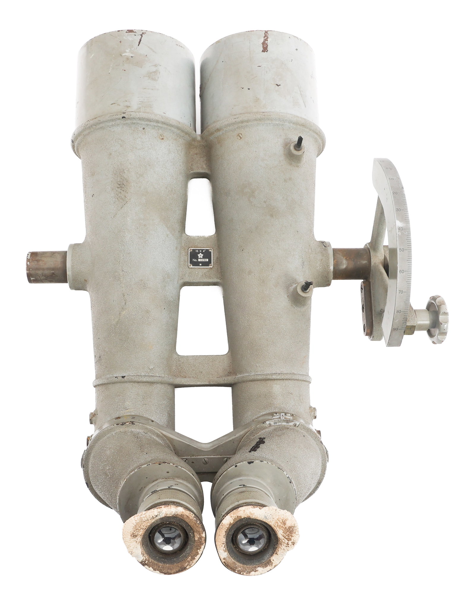 WWII JAPANESE NAVY 15x4 BIG EYE BINOCULARS (1 of 13)