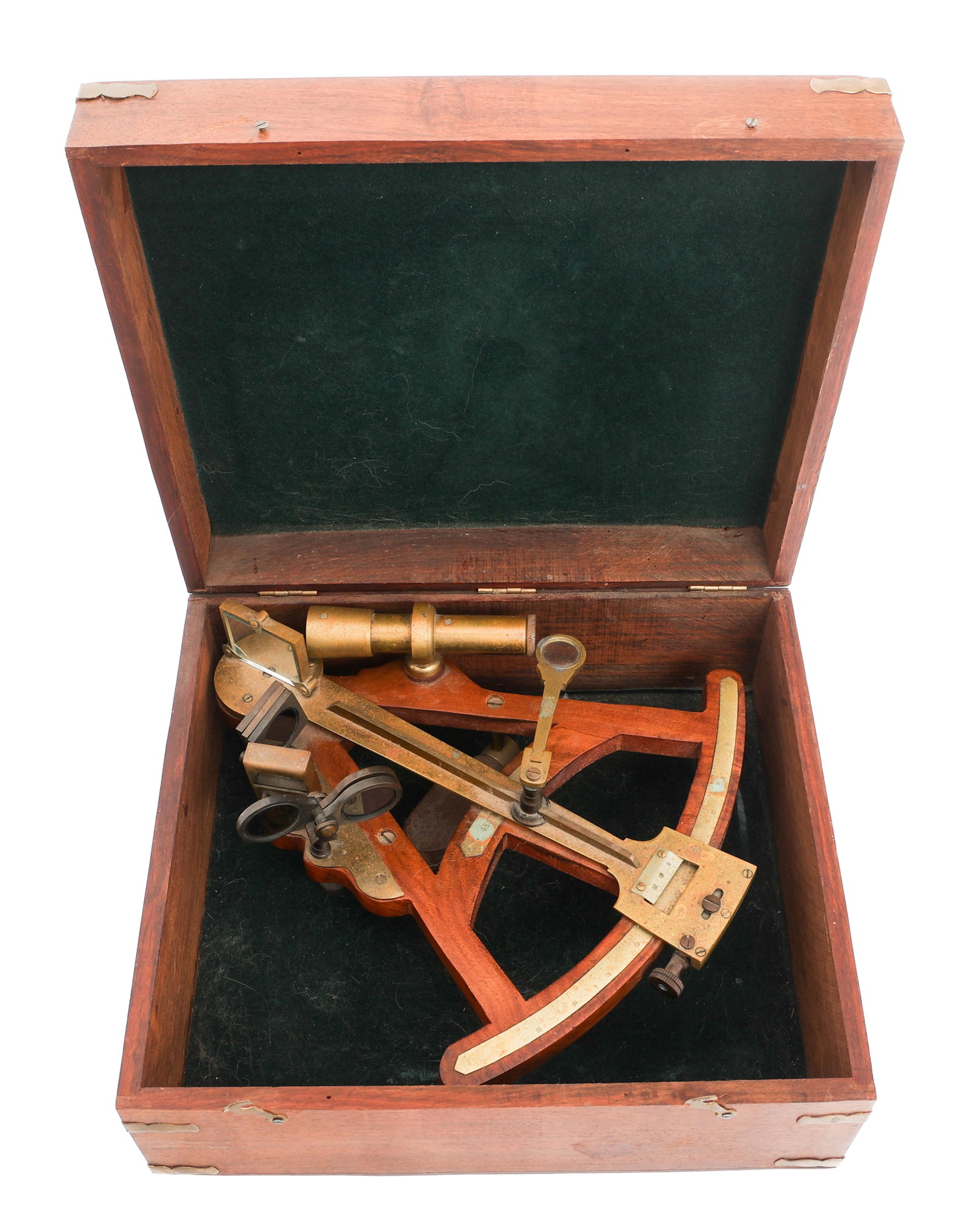 WWII BRITISH NAVAL SEXTANT by HENRY BROWNE & SON (1 of 10)