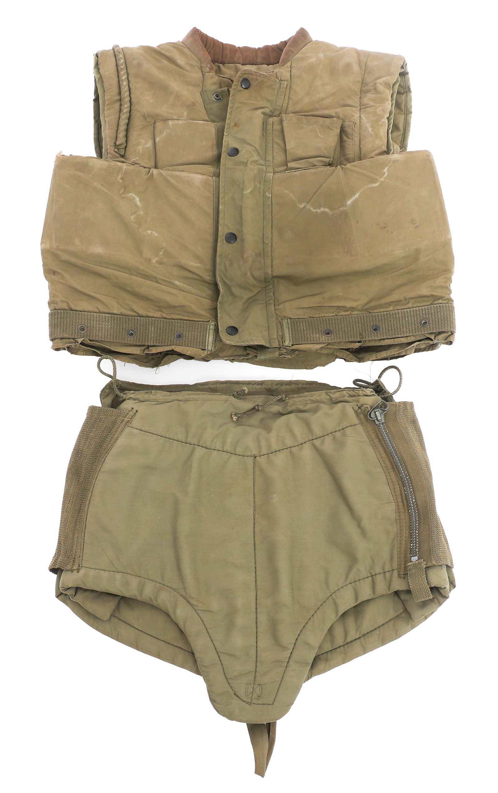 VIETNAM WAR USMC M1955 FLAK VEST & M1953 LOWER (1 of 13)