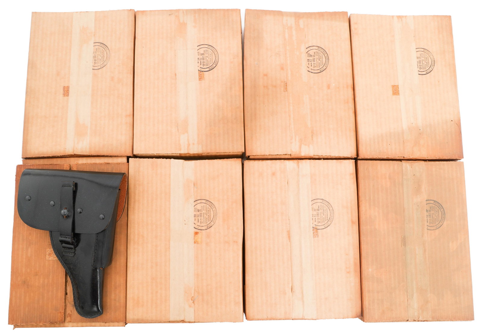 COLD WAR EAST GERMAN P38 LEATHER HOLSTERS (1 of 14)