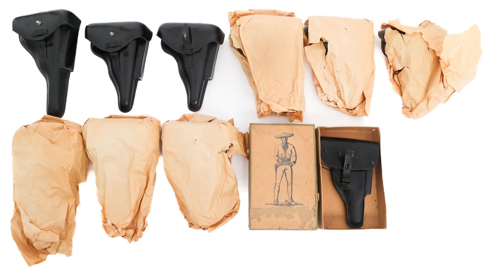 COLD WAR WEST GERMAN P08 PISTOL HOLSTERS (1 of 14)