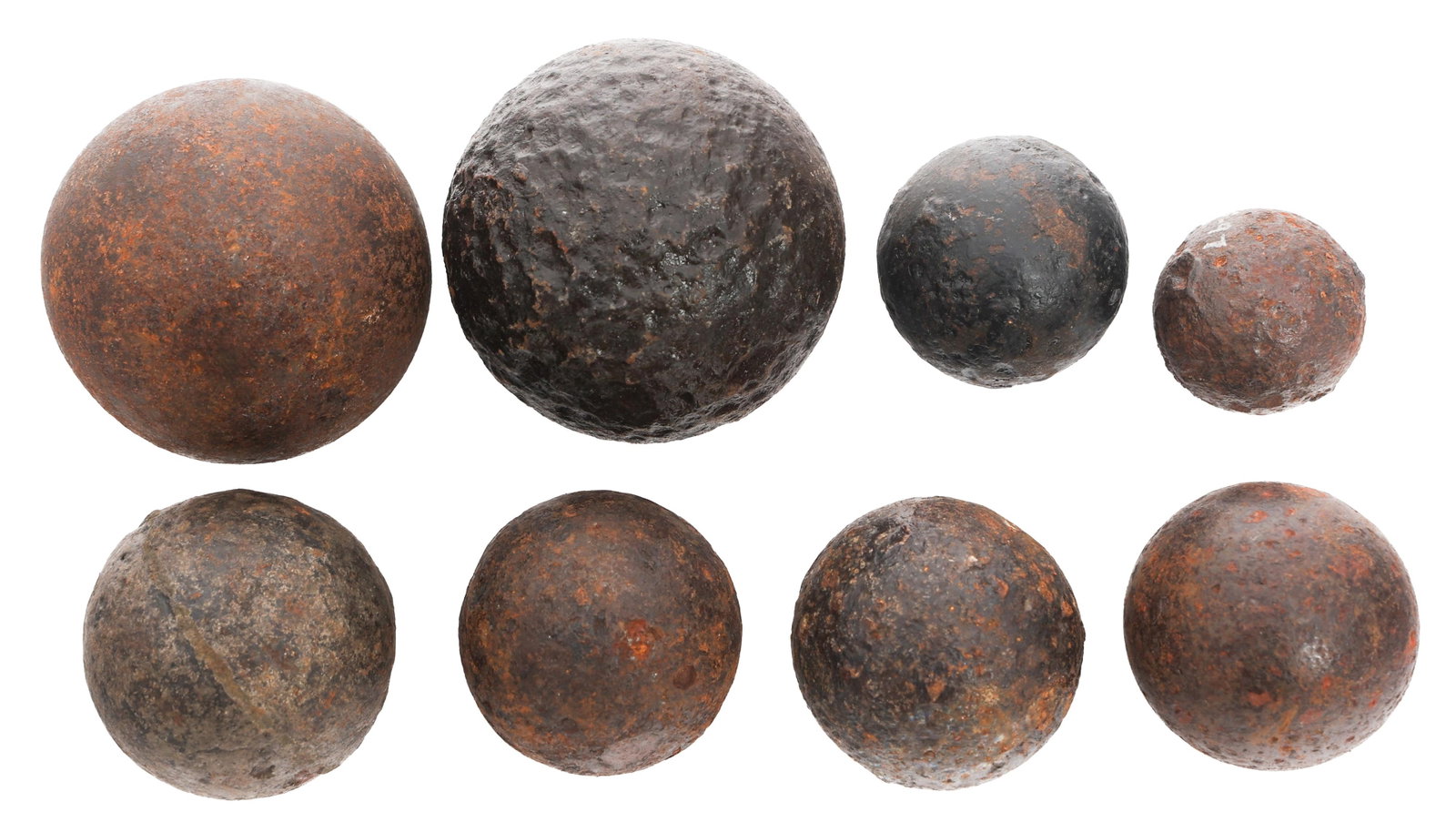 CIVIL WAR DUG RELIC GRAPESHOT CANNONBALLS (1 of 6)