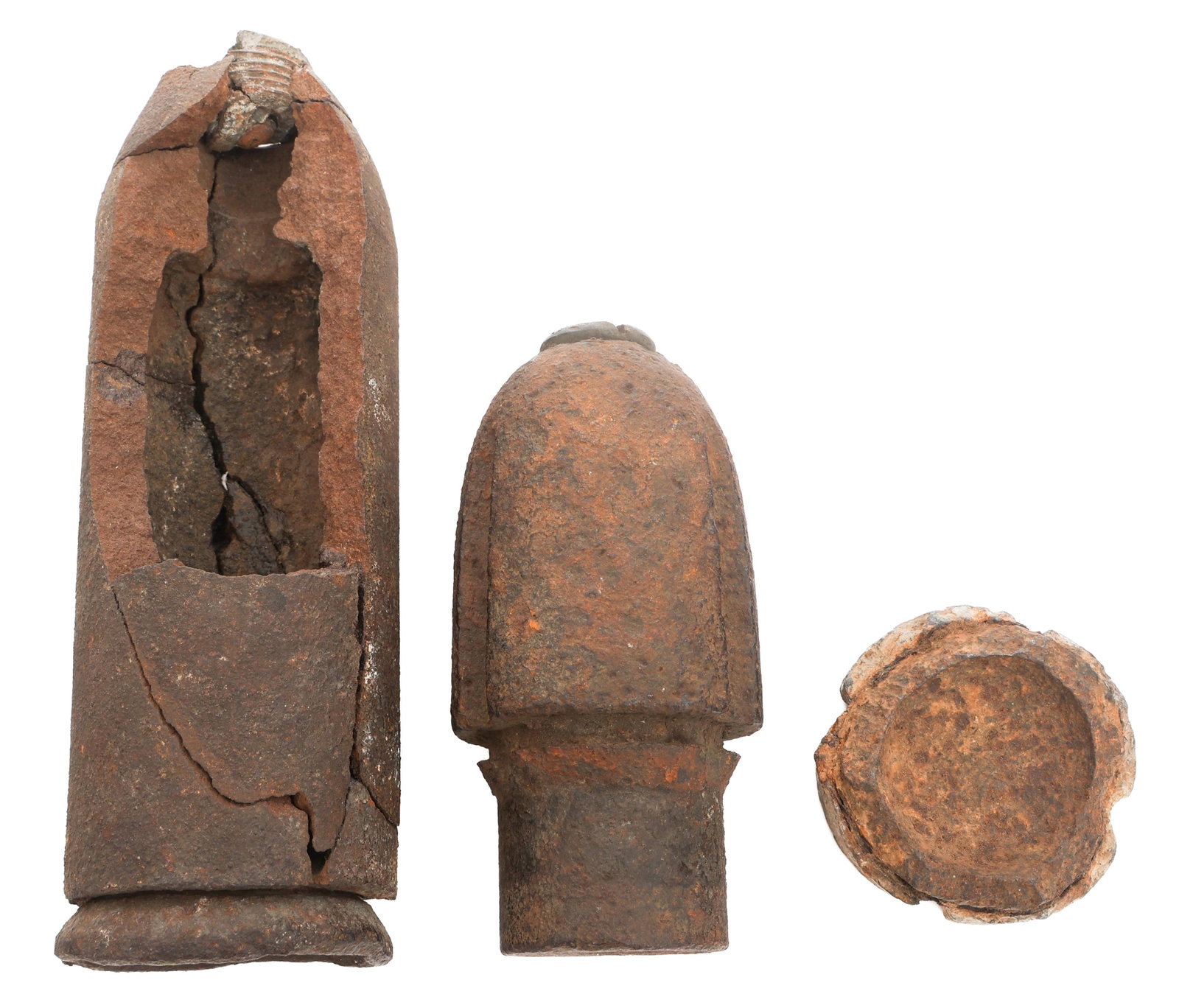 CIVIL WAR DUG RELIC 3" HOTCHKISS & PARROTT SHELL (1 of 9)