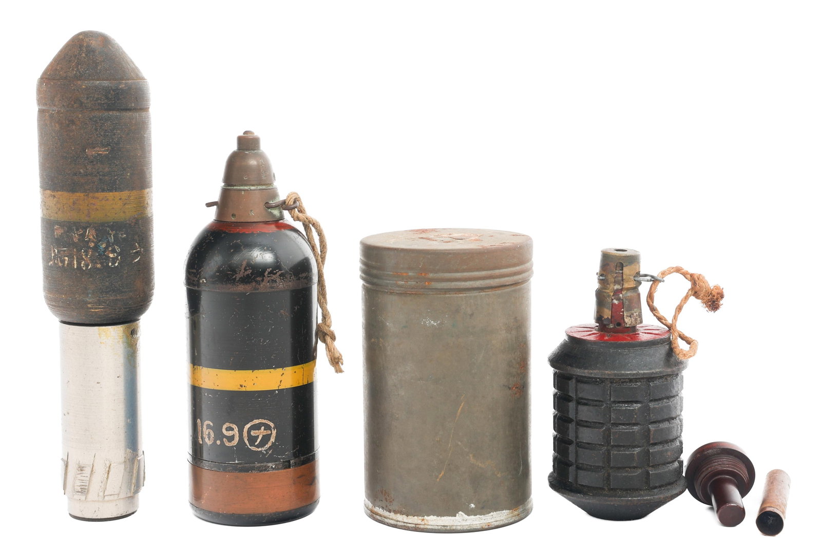WWII IMPERIAL JAPANESE TYPE 89-97 & MORTAR ROUNDS (1 of 19)