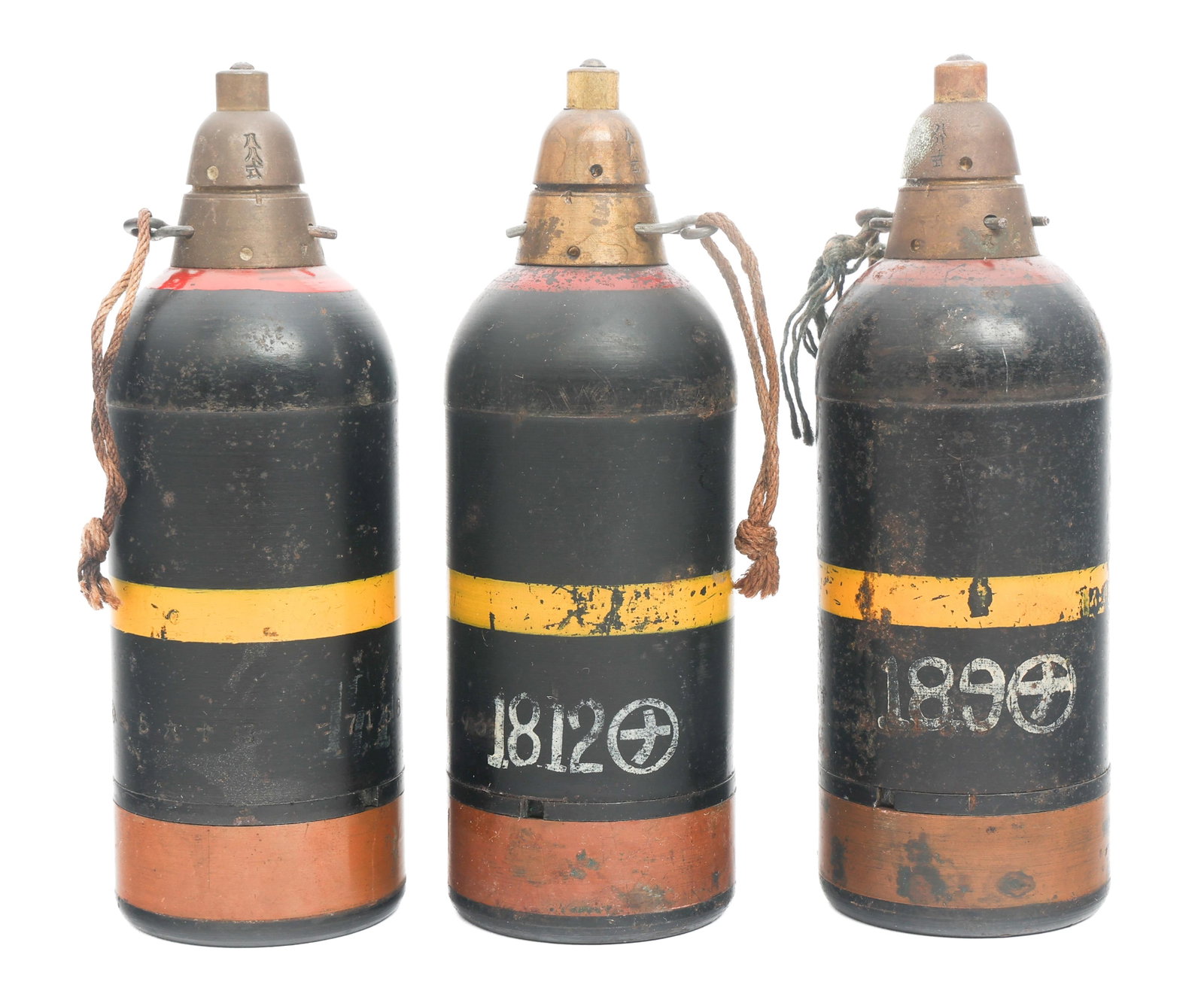 WWII IMPERIAL JAPANESE TYPE 89 KNEE MORTAR ROUNDS (1 of 17)